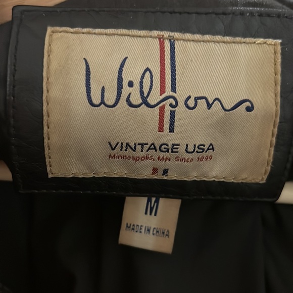 Wilson’s Leather Bomber - Medium in Black(looks brown) - Picture 7 of 7